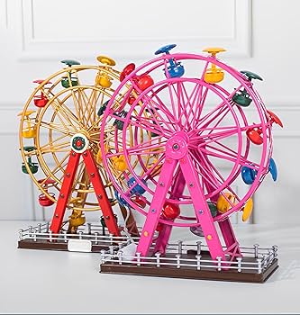 Amazon｜Fiskenet 観覧車 オーナメント 置物 遊園地 セット Rueda De